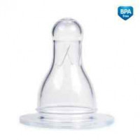 CANPOL BABIES Suzetă silicon rotundă: trei-flux 2 buc.